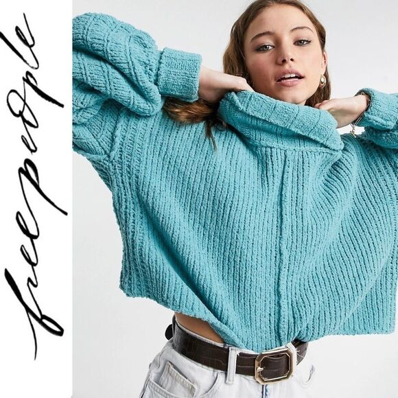 Free People Be Yours Pull Over Cowl Neck Sweater Various Sizes - Picture 1 of 6
